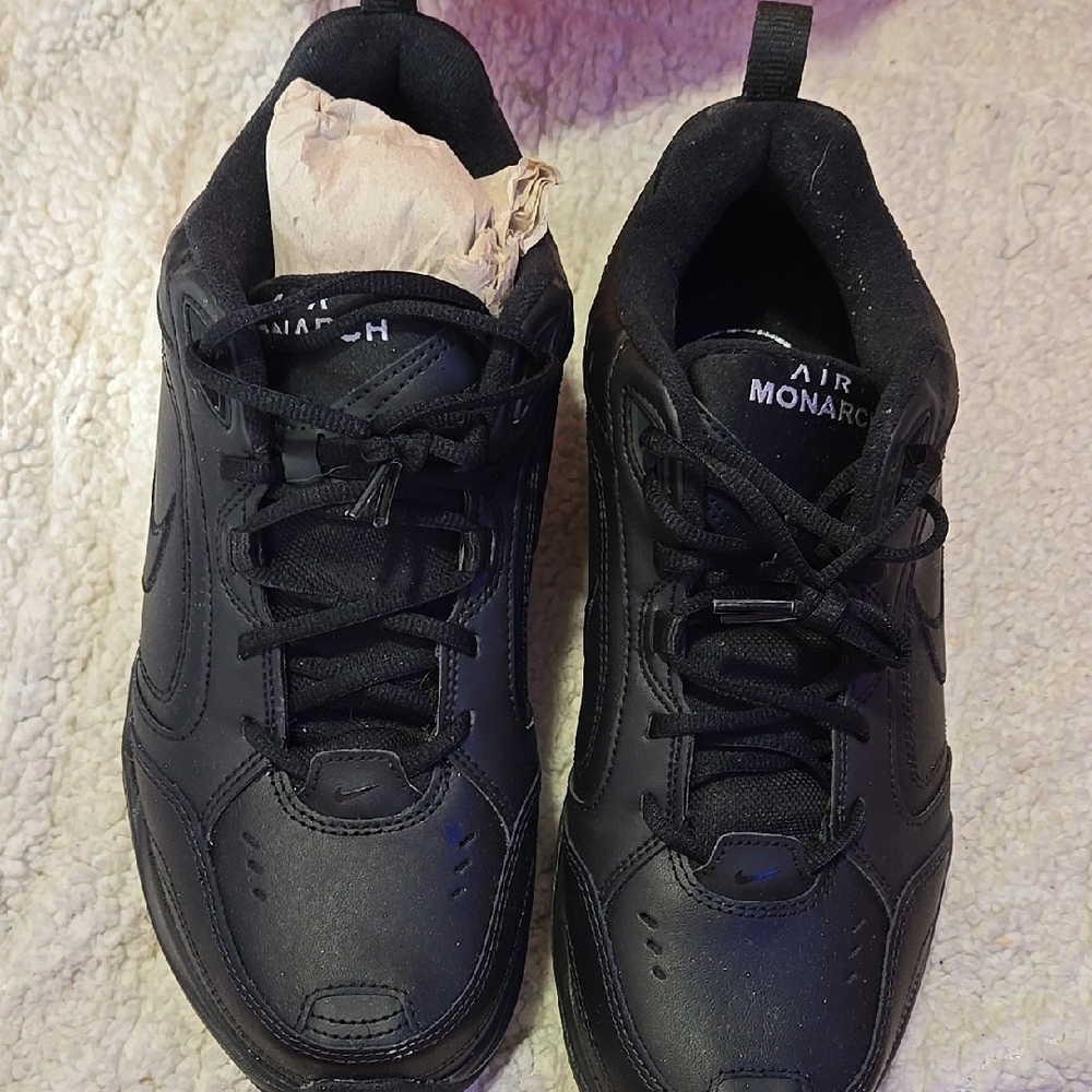 Nike Air Monarch IV Men's Black Shoes